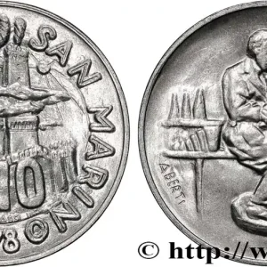 Artisanat SAINT-MARIN 10 Lire 3 tours / potier 1978 Rome fwo_864642 Monde