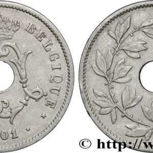 Meilleure Qualité BELGIQUE 10 Centimes Léopold II 1901 fwo_865396 Monde