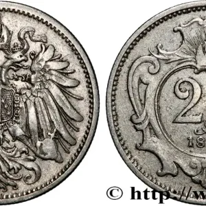 AUTRICHE 20 Heller 1895 Vienne fwo_866641 Monde Retour Gratuit