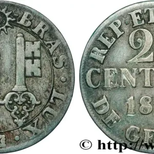 Produit De Marque SUISSE - RÉPUBLIQUE DE GENÈVE 25 Centimes 1839 fwo_868555 Monde