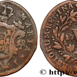 Retour Gratuit PORTUGAL 5 Réis frappe au nom de Marie Ière (Maria) 1799 fwo_869110 Monde