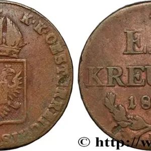 Top Qualité AUTRICHE 1 Kreuzer emblème 1816 Kremnitz fwo_871868 Monde