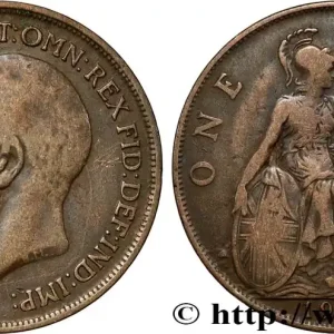 ROYAUME-UNI 1 Penny Georges V 1918 fwo_871880 Monde Soldes