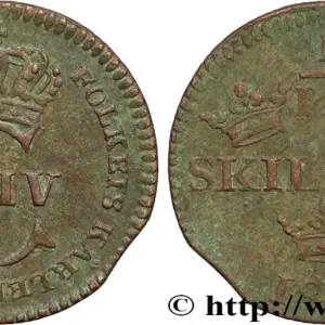 Fait Main SUÈDE 1/12 Skilling Charles XIV 1825 fwo_872060 Monde