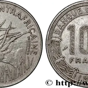 Vente Flash CENTRAFRIQUE 100 Francs antilopes 1972 Paris fwo_874001 Monde
