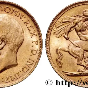 OR, PALLADIUM ET PLATINE INVESTISSEMENT 1 Souverain Georges V 1912 Londres fwo_877060 Monde Promotion Saisonnière