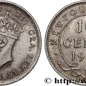 Garantie Incluse TERRE-NEUVE 10 Cents Georges VI 1941 Ottawa fwo_880005 Monde