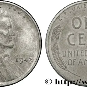 Dernier Modèle ÉTATS-UNIS D'AMÉRIQUE 1 Cent Lincoln Acier 1943 Philadelphie fwo_880010 Monde