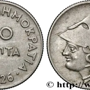 Solde GRÈCE 20 Lepta Athéna 1926 fwo_880012 Monde