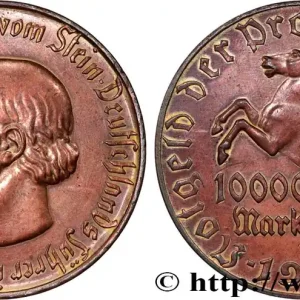 ALLEMAGNE 10000 Mark Westphalie vom Stein 1923 fwo_878821 Monde Vente Flash