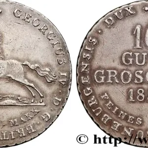 ALLEMAGNE - ROYAUME DE HANOVRE - GEORGES IV 16 Gute Groschen 1830 fwo_879144 Monde Promotion