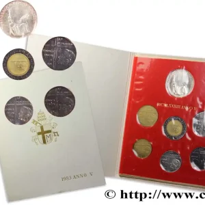 VATICAN ET ÉTATS PONTIFICAUX Série 6 monnaies Jean-Paul II an V 1983 Rome fwo_775590 Monde Soldes