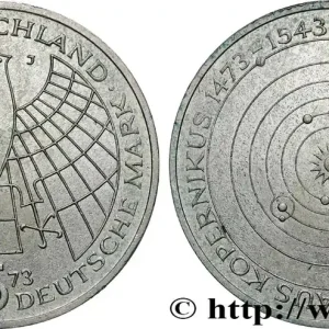 Super Prix ALLEMAGNE 5 Mark Nicolas Copernic 1973 Hambourg fwo_822908 Monde