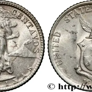 Authentique PHILIPPINES 20 Centavos - Administration Américaine 1945 Denver fwo_837482 Monde