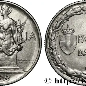 ITALIE 1 Lire (Buono da L.1) Italie assise 1922 Rome - R fwo_853345 Monde Nouvelle Collection