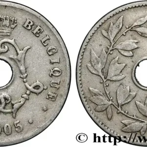 Premium BELGIQUE 10 Centimes Léopold II 1905 fwo_858490 Monde