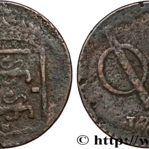 INDES NEERLANDAISES 1 Duit armes de la Frise VOC 1781 fwo_865550 Monde Promotion Saisonnière