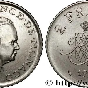 MONACO 2 Francs Rainier III 1981 Paris fwo_866022 Monde Réduction
