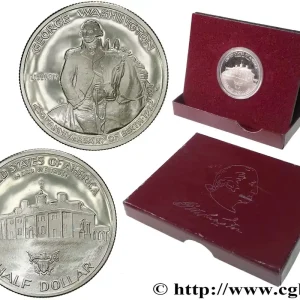 ÉTATS-UNIS D'AMÉRIQUE 1/2 Dollar Proof 250e anniversaire de la naissance de George Washington 1982 San Francisco fwo_875907 Monde Super Prix