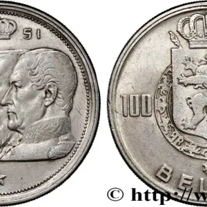 BELGIQUE 100 Franken (Francs) Quatre rois de Belgique, légende flamande 1951 fwo_879895 Monde Commander Vite