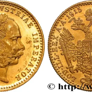 OR, PALLADIUM ET PLATINE INVESTISSEMENT 1 Ducat refrappe moderne François-Joseph Ier 1915 fwo_881577 Monde Seulement Aujourd’hui