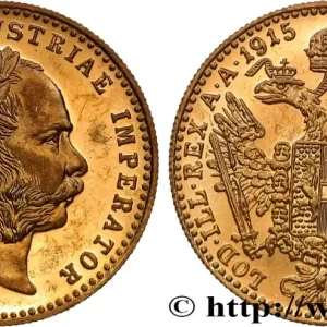 OR, PALLADIUM ET PLATINE INVESTISSEMENT 1 Ducat refrappe moderne François-Joseph Ier 1915 fwo_881579 Monde Vente Directe