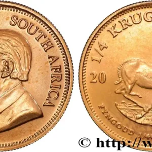 OR, PALLADIUM ET PLATINE INVESTISSEMENT 1/4 Oz - 1/4 Krugerrand Paul Kruger 2012 Prétoria fwo_881632 Monde Livraison Express