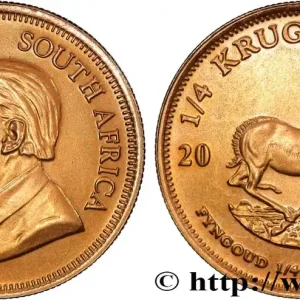 OR, PALLADIUM ET PLATINE INVESTISSEMENT 1/4 Oz - 1/4 Krugerrand Paul Kruger 2012 Prétoria fwo_881634 Monde Livraison Gratuite