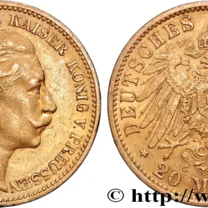 Offre Du Jour OR, PALLADIUM ET PLATINE INVESTISSEMENT 20 Mark or, 2e type 1890 Berlin fwo_881737 Monde