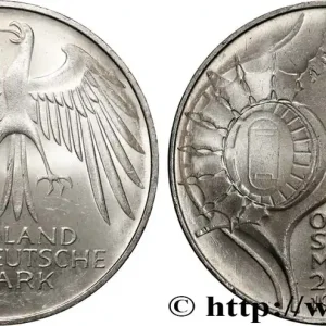ALLEMAGNE 10 Mark Proof XXe J.O. Munich - Stade Olympique 1972 Stuttgart fwo_881738 Monde Tendance
