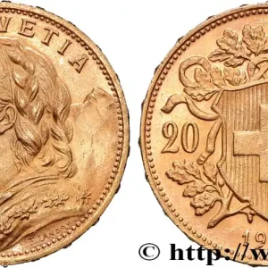 OR, PALLADIUM ET PLATINE INVESTISSEMENT 20 Francs "Vreneli" 1930 Berne fwo_881759 Monde Offre Du Jour