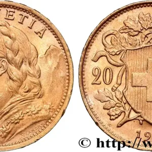 Commande En Gros OR, PALLADIUM ET PLATINE INVESTISSEMENT 20 Francs or "Vreneli" 1947 Berne fwo_881768 Monde