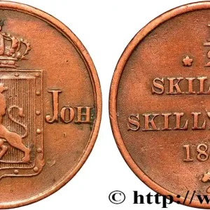 Offre Spéciale NORVÈGE 1/2 Skilling Charles XIV Jean 1840 fwo_882245 Monde