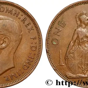 ROYAUME-UNI 1 Penny Georges VI 1939 fwo_882324 Monde Achetez Aujourd’hui