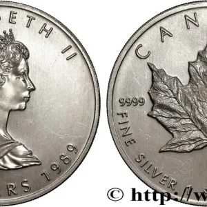 CANADA 5 Dollars (1 once) 1989 fwo_882331 Monde Tendance