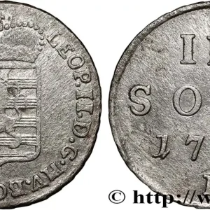 LUXEMBOURG 3 Sols Léopold II 1790 Günzburg fwo_882447 Monde Premium