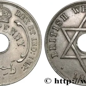 Réduction AFRIQUE OCCIDENTALE BRITANNIQUE 1 Penny Edouard VIII 1936 Londres fwo_882529 Monde