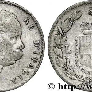 ITALIE 1 Lire Humbert Ier 1887 Milan fwo_882533 Monde Meilleure Qualité