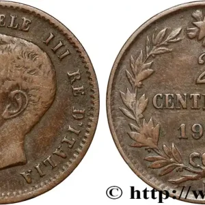 ITALIE 2 Centesimi Victor Emmanuel III 1906 Rome - R fwo_882543 Monde Top Vente