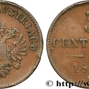 ITALIE - LOMBARDIE-VENITIE 5 Centesimi Empire autrichien 1852 Milan fwo_882548 Monde Réduction