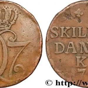 DANEMARK 1 Skilling Christian VII 1771 Copenhague fwo_882551 Monde Achat Immédiat