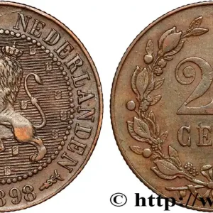 PAYS-BAS 2 1/2 Cents lion couronné 1898 Utrecht fwo_882564 Monde Produit De Marque