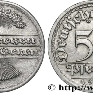 ALLEMAGNE 50 Pfennig 1921 Stuttgart - F fwo_882636 Monde Expédié Aujourd’hui