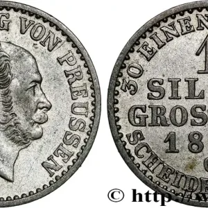 ALLEMAGNE - PRUSSE 1 Silbergroschen Guillaume Ier 1870 Francfort - C fwo_882644 Monde Achetez Aujourd’hui