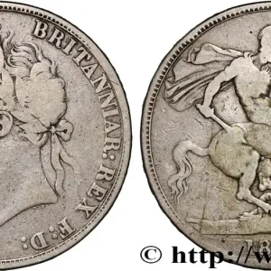 Jusqu’à Épuisement Des Stocks GRANDE-BRETAGNE - GEORGES IV 1 Crown “SECUNDO” 1822 fwo_880538 Monde