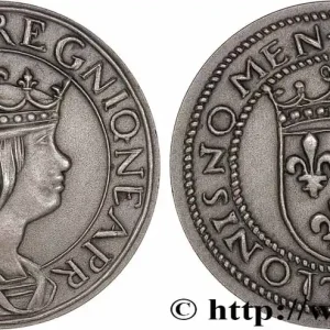 Bon Plan ITALIE - NAPLES - LOUIS XII Essai de métal (argent) et de module au type du ducat d’or de Naples de Louis XII n.d. Paris fwo_880716 Monde