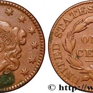 ÉTATS-UNIS D'AMÉRIQUE 1 Cent Liberté “Braided Hair” 1828 fwo_880799 Monde Nouvelle Collection