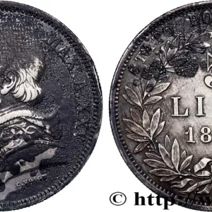 ITALIE - ÉTATS DU PAPE - PIE IX (Jean-Marie Mastai Ferretti) 5 Lire an XXV 1870 Rome fwo_881506 Monde Meilleure Qualité
