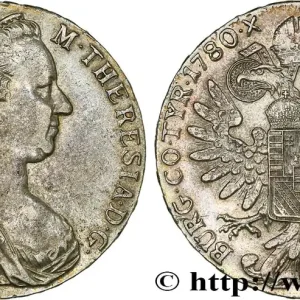 AUTRICHE 1 Thaler (REFRAPPE) Marie-Thérèse 1780 Vienne fwo_679958 Monde Bon Marché