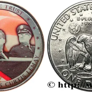 Prix Réduit ÉTATS-UNIS D'AMÉRIQUE 1 Dollar Eisenhower - Kennedy/Curtis Lemay n.d. fwo_685426 Monde